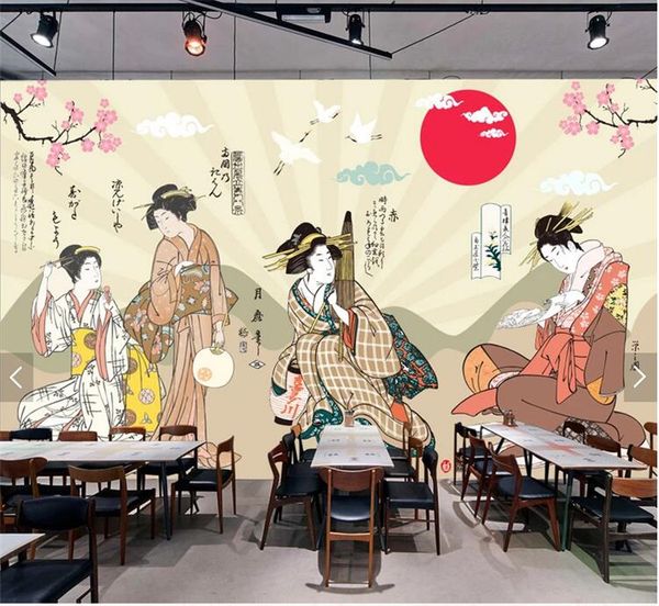 custom retro papel de pared, japanese style ladies sushi cuisine murals for the living room sofa l wall home decor wallpaper
custom retro papel de pared, japanese style ladies sushi cuisine murals for the living room sofa l wall home decor wallpaper