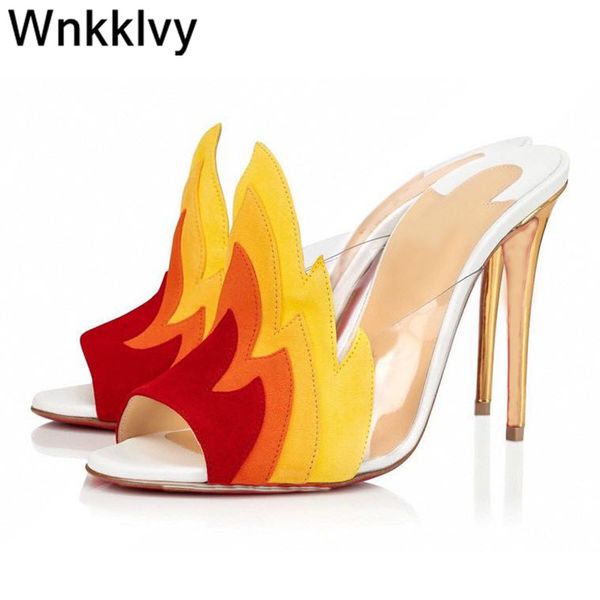 thin high heels slippers women fire flame peep toe sandals summer transparent clear pvc flipflops party shoes stilettos, Black
thin high heels slippers women fire flame peep toe sandals summer transparent clear pvc flipflops party shoes stilettos, Black