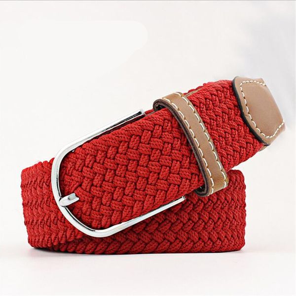 110*3.5cm solid color casual stretchy knitted belt women's woven canvas elastic stretch belt plain webbing green red, Black;brown
110*3.5cm solid color casual stretchy knitted belt women's woven canvas elastic stretch belt plain webbing green red, Black;brown
