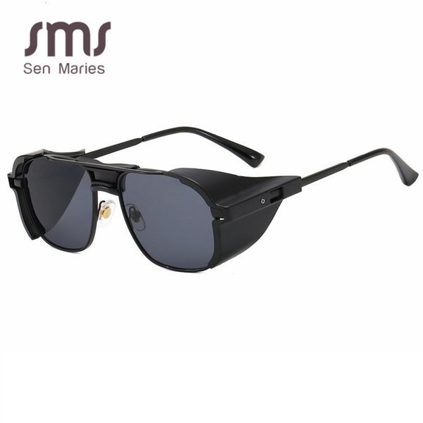 vintage steampunk men fasion women eyewear sunglasses classic black goggle sun shades uv400 punk glasses f7d1, White;black
vintage steampunk men fasion women eyewear sunglasses classic black goggle sun shades uv400 punk glasses f7d1, White;black