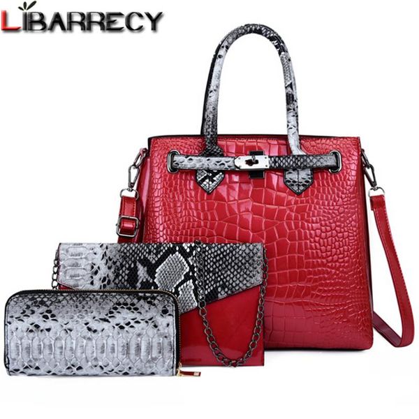 3pcs set composite bag female serpentine handbag and purses leather shoulder crossbody bags for women designer sac
3pcs set composite bag female serpentine handbag and purses leather shoulder crossbody bags for women designer sac