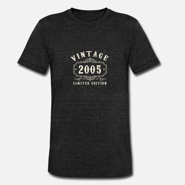 gift vintage 2005 limited edition t shirt men design cotton round collar clothing fit building summer original shirt
gift vintage 2005 limited edition t shirt men design cotton round collar clothing fit building summer original shirt