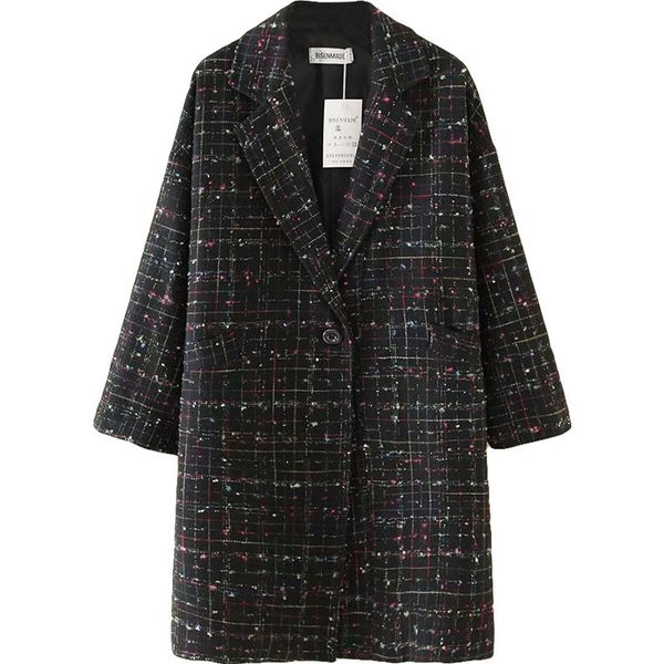 2020 fashion oversize autumn winter woolen blazer women plaid outerwear female loose long coat plus size 5xl suit jackets g741, Black
2020 fashion oversize autumn winter woolen blazer women plaid outerwear female loose long coat plus size 5xl suit jackets g741, Black