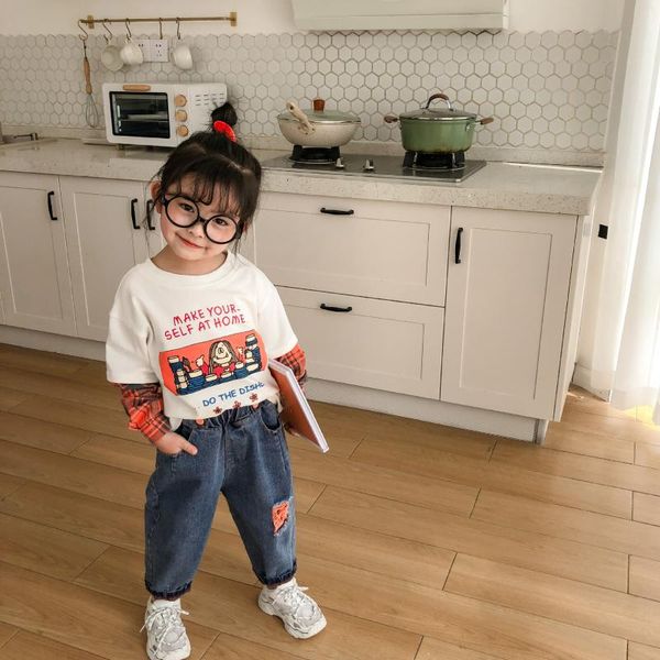 spring new arrival korean style letters cartoon printed matching colors sleeve fashion all-match hoodie for cool cute baby girls, Black
spring new arrival korean style letters cartoon printed matching colors sleeve fashion all-match hoodie for cool cute baby girls, Black