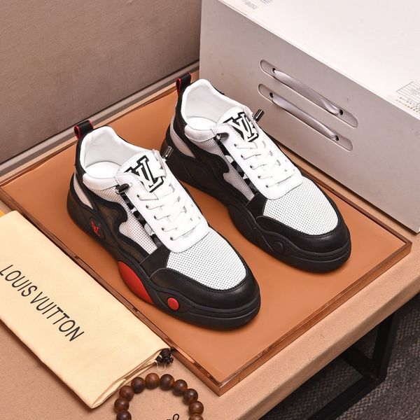 2020 o1 fashion trend designer mens shoes leather mesh breathable comfortable outdoor shoes lace-up casual hiker shoes mens sneakers4 c03, Black
2020 o1 fashion trend designer mens shoes leather mesh breathable comfortable outdoor shoes lace-up casual hiker shoes mens sneakers4 c03, Black