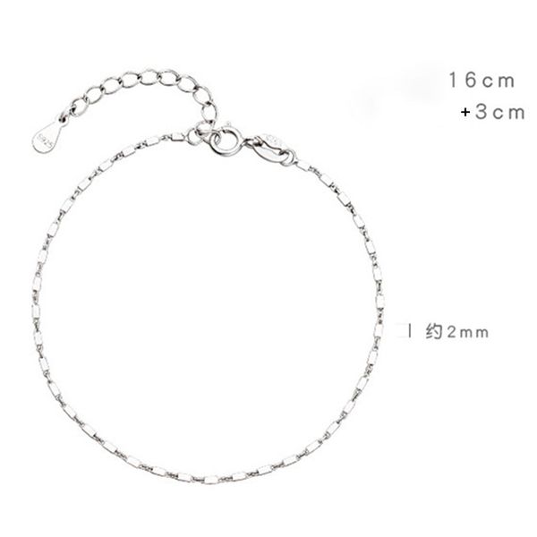 link, chain women's bracelet jewelry plated with 925sterling light luxury simple, elegant, high-level niche design, Black
link, chain women's bracelet jewelry plated with 925sterling light luxury simple, elegant, high-level niche design, Black