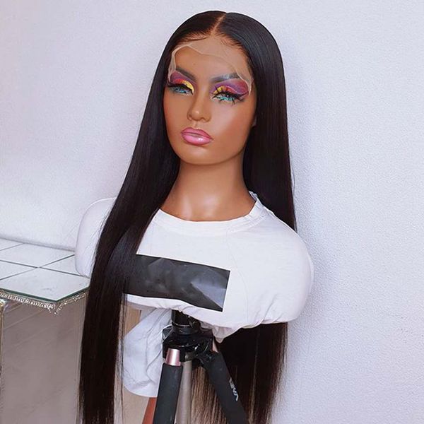 silky straight brazilian human hair wigs for women with silk base pre plucked natural hairline silk straight full lace wigs, Black
silky straight brazilian human hair wigs for women with silk base pre plucked natural hairline silk straight full lace wigs, Black