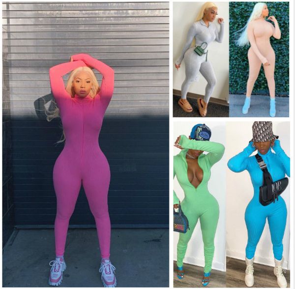 designer women jumpsuit solid color long sleeve high waist elastic onesies fashion slim ladies zipper rompers plus size s-3xl new z36, Black;white
designer women jumpsuit solid color long sleeve high waist elastic onesies fashion slim ladies zipper rompers plus size s-3xl new z36, Black;white