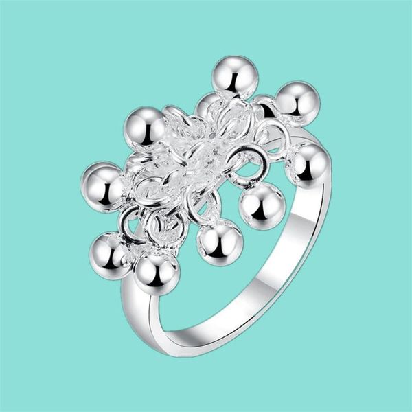 cluster rings fashion 925 sterling silver grape beads ring for women charm jewelry party gift, Golden;silver
cluster rings fashion 925 sterling silver grape beads ring for women charm jewelry party gift, Golden;silver