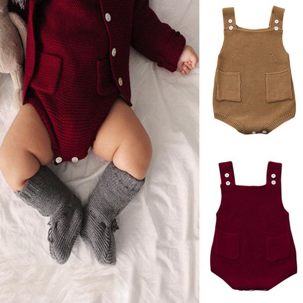 newborn baby girls solid knitted toddler pocket jumpsuit clothes romper outfit brief fashion drop shipping august 15, Blue
newborn baby girls solid knitted toddler pocket jumpsuit clothes romper outfit brief fashion drop shipping august 15, Blue