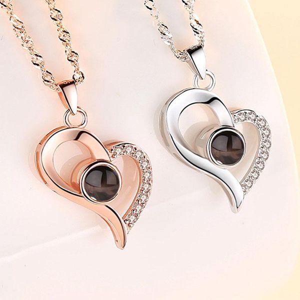 925 sterling silver love memory necklace projection 100 languages i love you valentine s day gift wholesale pendant jewelry
925 sterling silver love memory necklace projection 100 languages i love you valentine s day gift wholesale pendant jewelry