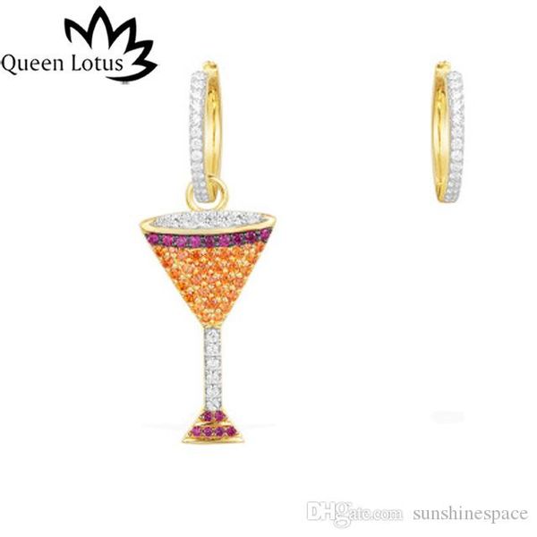 2019 new wine glass earrings women fashion drop earrings jewelry zircon fashion jewelry asymmetry, Silver
2019 new wine glass earrings women fashion drop earrings jewelry zircon fashion jewelry asymmetry, Silver