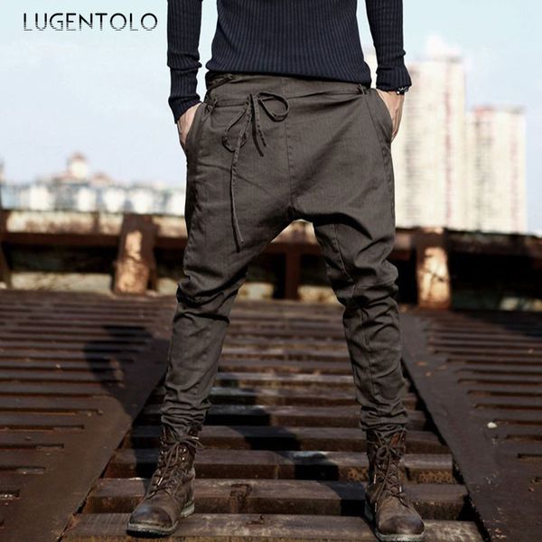 harem pants men slim feet lace-up solid color summer casual fashion lightweight linen low waist loose streetwear lugentolo, Black
harem pants men slim feet lace-up solid color summer casual fashion lightweight linen low waist loose streetwear lugentolo, Black