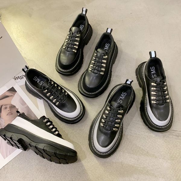 korean shoes platform rivets studs oxfords women's casual female sneakers round toe mixed colors british style flats 2020, Black
korean shoes platform rivets studs oxfords women's casual female sneakers round toe mixed colors british style flats 2020, Black