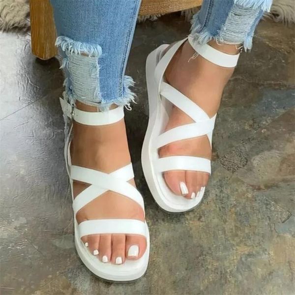 2020 summer shoes woman new simple sandals women shoes fish mouth pu leather buckle strap flat casual women sandals june30, Black
2020 summer shoes woman new simple sandals women shoes fish mouth pu leather buckle strap flat casual women sandals june30, Black