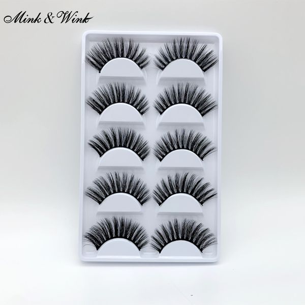 mink & wink 5 pairs soft and natural false eyelashes false mink 3d eyelashes 100% hand made with fast shipping
mink & wink 5 pairs soft and natural false eyelashes false mink 3d eyelashes 100% hand made with fast shipping