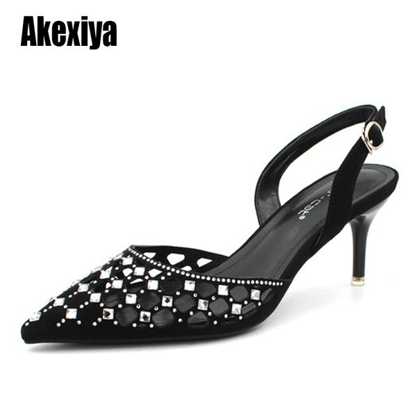 rhinestone high-heeled shoes women's fine heel shallow mouth pointed two-piece single shoes women summer hollow women's, Black
rhinestone high-heeled shoes women's fine heel shallow mouth pointed two-piece single shoes women summer hollow women's, Black