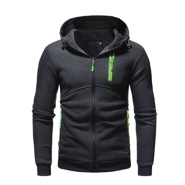 men casual athletic hoodies with fluorescent zippers male high street cardigan autumn hooded sweatshirts mans winter solid color, Black
men casual athletic hoodies with fluorescent zippers male high street cardigan autumn hooded sweatshirts mans winter solid color, Black