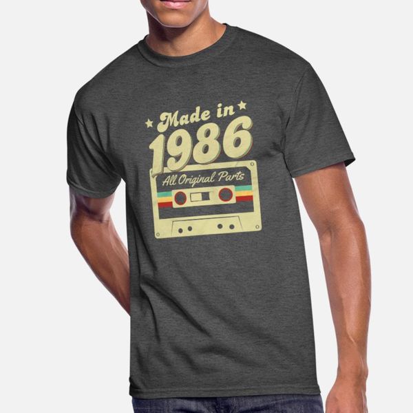 made in 1986 t shirt men custom 100% cotton plus size 3xl clothing crazy fashion spring autumn leisure shirt
made in 1986 t shirt men custom 100% cotton plus size 3xl clothing crazy fashion spring autumn leisure shirt