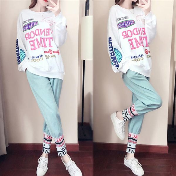 new women long sleeve pullovers pants hip hop fashion trendy tracksuits chic letter female 2 piece sets streetwear, Gray
new women long sleeve pullovers pants hip hop fashion trendy tracksuits chic letter female 2 piece sets streetwear, Gray