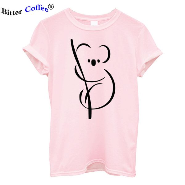 women's t-shirt summer simple koala print women tshirt cotton casual funny t shirt for lady girl tee hipster tumblr drop ship plus size, White
women's t-shirt summer simple koala print women tshirt cotton casual funny t shirt for lady girl tee hipster tumblr drop ship plus size, White