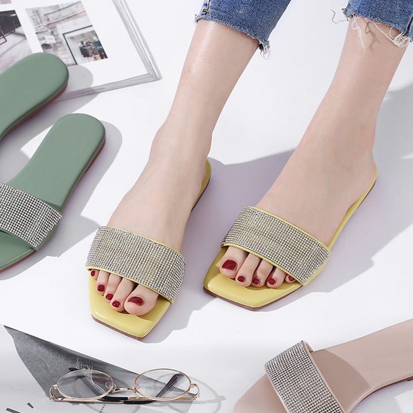 fashion comfort ladies slippers rhinestones bling women's sandals casual shoes for women 2020 outdoor beach slides flat shoes, Black
fashion comfort ladies slippers rhinestones bling women's sandals casual shoes for women 2020 outdoor beach slides flat shoes, Black
