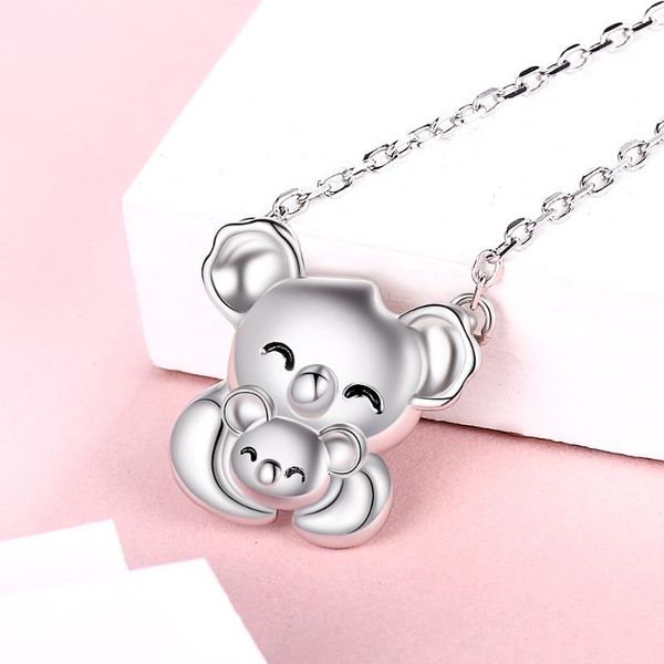 xiaojing 925 sterling silver cute koala mother holding her baby pendant chain necklace mothers day jewelry for mom gifts hot
xiaojing 925 sterling silver cute koala mother holding her baby pendant chain necklace mothers day jewelry for mom gifts hot
