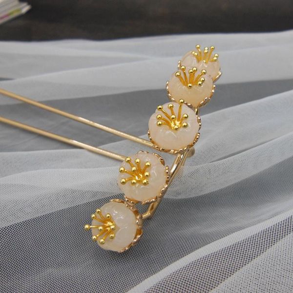 2pc natural stone flower gold hair pin handmade copper gem stone hairpin hair pins women jewelry pince cheveux femme wigo1447, Golden;silver
2pc natural stone flower gold hair pin handmade copper gem stone hairpin hair pins women jewelry pince cheveux femme wigo1447, Golden;silver