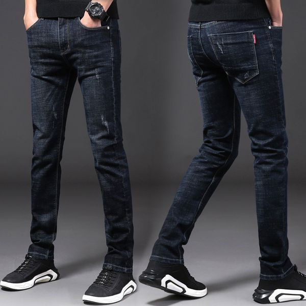 men's jeans 2021 autumn winter business straight slim casual trousers stretch middle-aged fashion long denim pants, Blue
men's jeans 2021 autumn winter business straight slim casual trousers stretch middle-aged fashion long denim pants, Blue