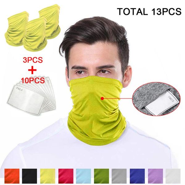 2020 new 3pcs face cover scarf neck gaiter with 10 pm2.5 filters sunscreen bandana, Blue;gray
2020 new 3pcs face cover scarf neck gaiter with 10 pm2.5 filters sunscreen bandana, Blue;gray