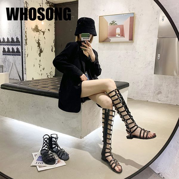 women sandals woman rivet shoes gladiator knee high flats ladies sandals female black brand fashion zapatos de mujer new
women sandals woman rivet shoes gladiator knee high flats ladies sandals female black brand fashion zapatos de mujer new