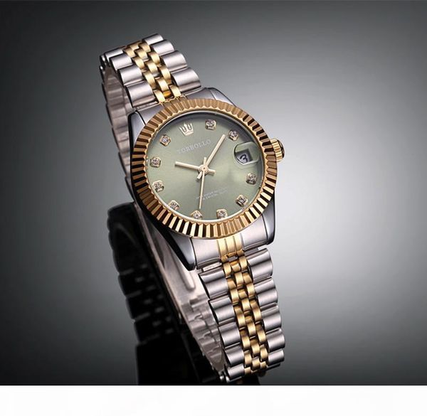 brand torbollo golden green dial lover watch quartz date crystal waterproof dress watch s924, Slivery;brown
brand torbollo golden green dial lover watch quartz date crystal waterproof dress watch s924, Slivery;brown