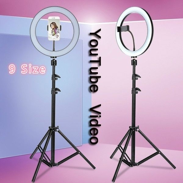 youtube led selfie three-speed cold warm stepless lighting dimmable led ring light video lamp with 50/160cm tripod ring light
youtube led selfie three-speed cold warm stepless lighting dimmable led ring light video lamp with 50/160cm tripod ring light