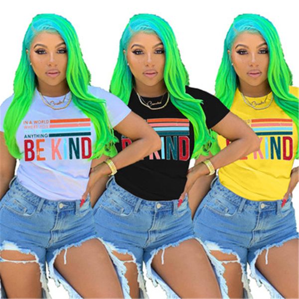 be king ladies letter t-shirts fashion trend casual round neck tee tshirt summer designer female new short sleeve loose tshirt, White
be king ladies letter t-shirts fashion trend casual round neck tee tshirt summer designer female new short sleeve loose tshirt, White
