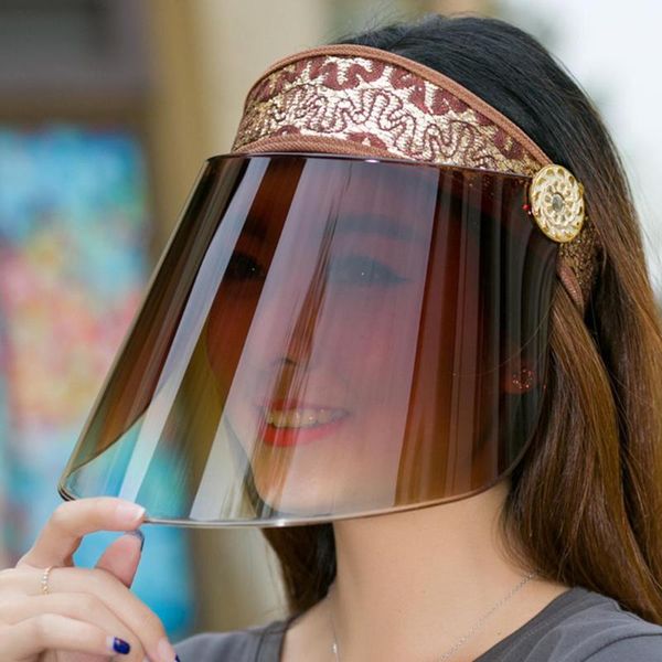 women summer anti-uv faceshield empty sun visor cap outdoor cycling hat safety protection visor shield sthe flying spit, Blue;gray
women summer anti-uv faceshield empty sun visor cap outdoor cycling hat safety protection visor shield sthe flying spit, Blue;gray