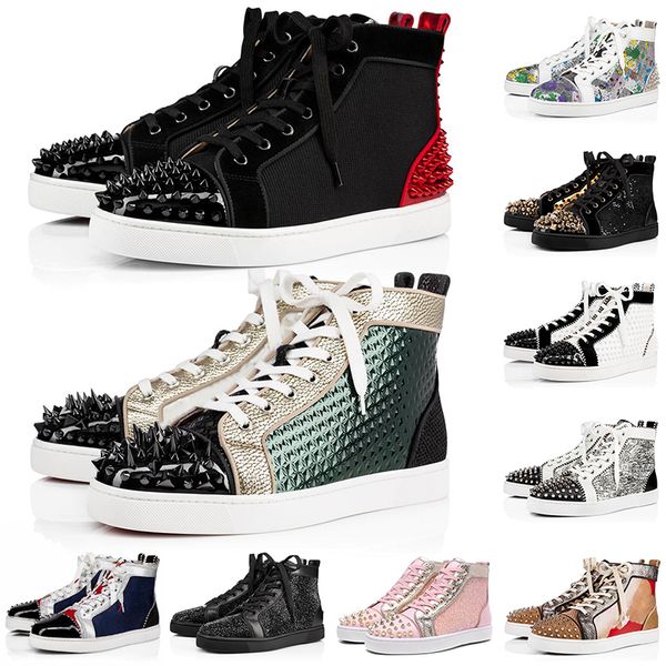 with box red bottom junior spikes platform shoes size us 13 men women casual shoes red bottoms étoile vintage tripler flat trainers sneakers, Black
with box red bottom junior spikes platform shoes size us 13 men women casual shoes red bottoms étoile vintage tripler flat trainers sneakers, Black