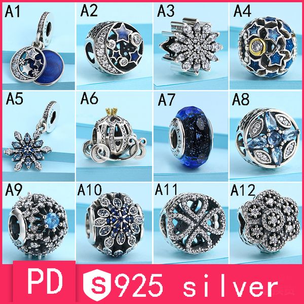 s925 sterling silver pan-do-ra bracelet bead blue snowflake retro night pendant pumpkin car star glass glass beaded, Black
s925 sterling silver pan-do-ra bracelet bead blue snowflake retro night pendant pumpkin car star glass glass beaded, Black