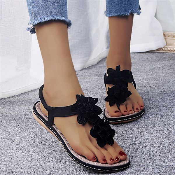 2020 bohemian women sandals summer fashion flower buckle flip flops sandals women shoes beach casual ladies, Black
2020 bohemian women sandals summer fashion flower buckle flip flops sandals women shoes beach casual ladies, Black