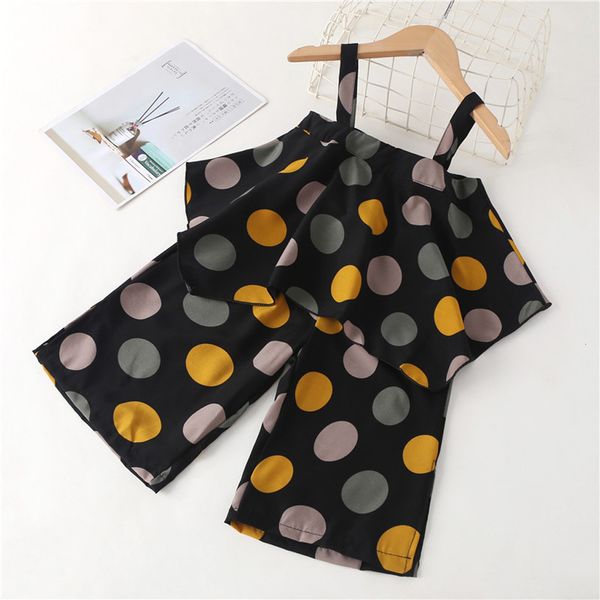 excelent novel fashion kids clothes polka dot set cool camisole t-shirt wide leg shorts casual summer girls out wear outfit, White
excelent novel fashion kids clothes polka dot set cool camisole t-shirt wide leg shorts casual summer girls out wear outfit, White