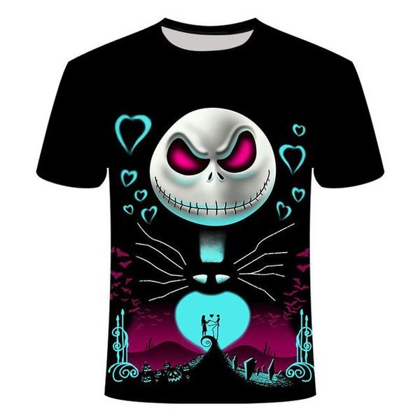 3d skull poker men brand mens 3d print shirts harajuku horror humor men clothing