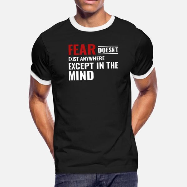 fear doesn't exist anywhere mind motivation gift t shirt men designing short sleeve euro size s-3xl slim fitness casual summer style
fear doesn't exist anywhere mind motivation gift t shirt men designing short sleeve euro size s-3xl slim fitness casual summer style