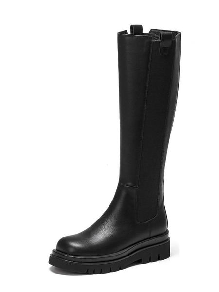 qzyerai new style genuine leather the knee boots riding boots female women british style cattle female women shoes, Black
qzyerai new style genuine leather the knee boots riding boots female women british style cattle female women shoes, Black