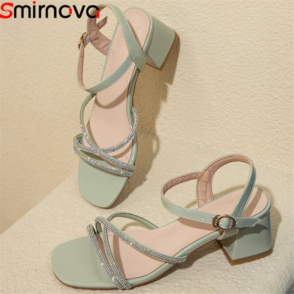 smirnova 2020 large size 33-43 women sandals buckle crystal thick high heel sandals ladies casual party shoes pink, Black
smirnova 2020 large size 33-43 women sandals buckle crystal thick high heel sandals ladies casual party shoes pink, Black