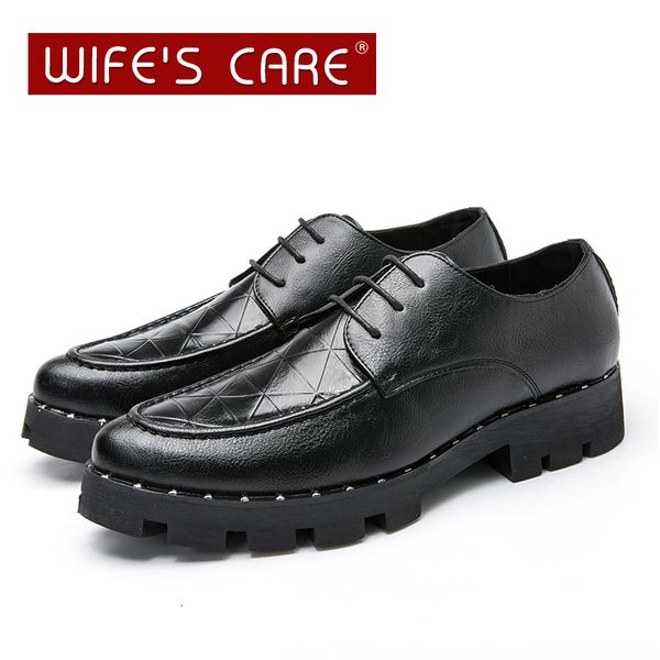 breathable men's oxford shoes dress shoes men flats fashion thick bottom leather casual work, Black
breathable men's oxford shoes dress shoes men flats fashion thick bottom leather casual work, Black