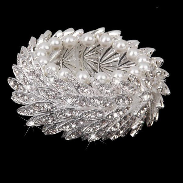 new arrivals 2020 phenovo copper wedding bridal pearl rhinestone lotus flower bangle bracelet, Black
new arrivals 2020 phenovo copper wedding bridal pearl rhinestone lotus flower bangle bracelet, Black