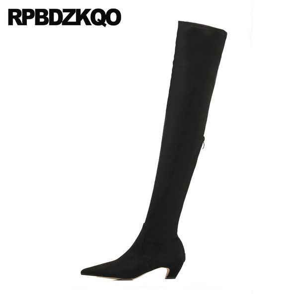 brand over the knee 2020 high heel thigh fall black pointed toe suede slim women boots long stiletto shoes autumn waterproof
brand over the knee 2020 high heel thigh fall black pointed toe suede slim women boots long stiletto shoes autumn waterproof