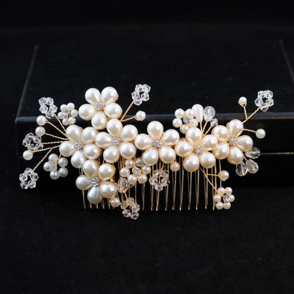 trixy h05 golden crystal bridal hair pins wholesale hair comb wedding tiara bride comb pearl wedding tiara jewelry for girl, Golden;silver
trixy h05 golden crystal bridal hair pins wholesale hair comb wedding tiara bride comb pearl wedding tiara jewelry for girl, Golden;silver