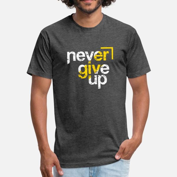 never give up motivational quote t shirt men designs 100% cotton s-3xl letters sunlight new style spring novelty shirt
never give up motivational quote t shirt men designs 100% cotton s-3xl letters sunlight new style spring novelty shirt
