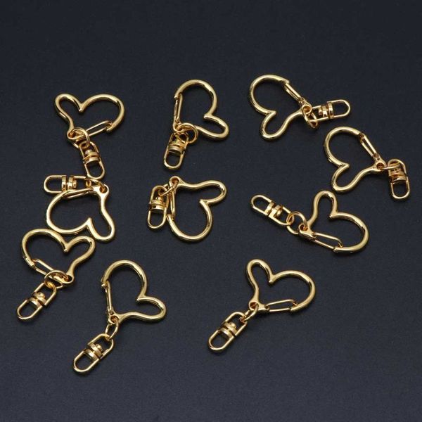 10pcs diy metal heart keychain swivel lobster clasp snap hook jewelry findings wxte, Silver
10pcs diy metal heart keychain swivel lobster clasp snap hook jewelry findings wxte, Silver