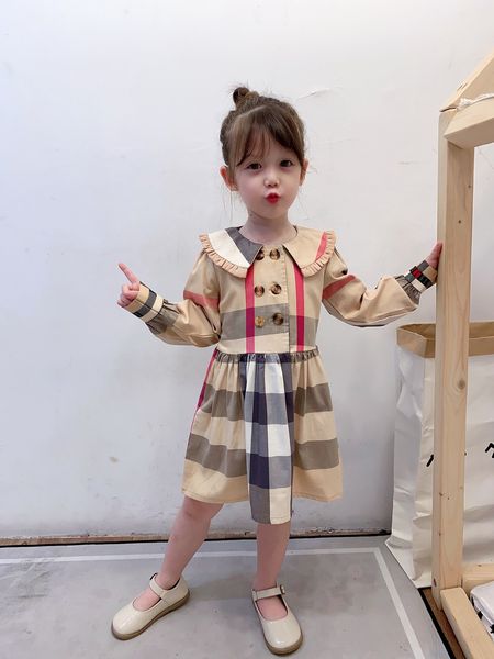 girls plaid dress autumn new children ruffle lapel long sleeve dress kids double-breasted lattice pleated dress designer girls dresses a4095, Red;yellow
girls plaid dress autumn new children ruffle lapel long sleeve dress kids double-breasted lattice pleated dress designer girls dresses a4095, Red;yellow